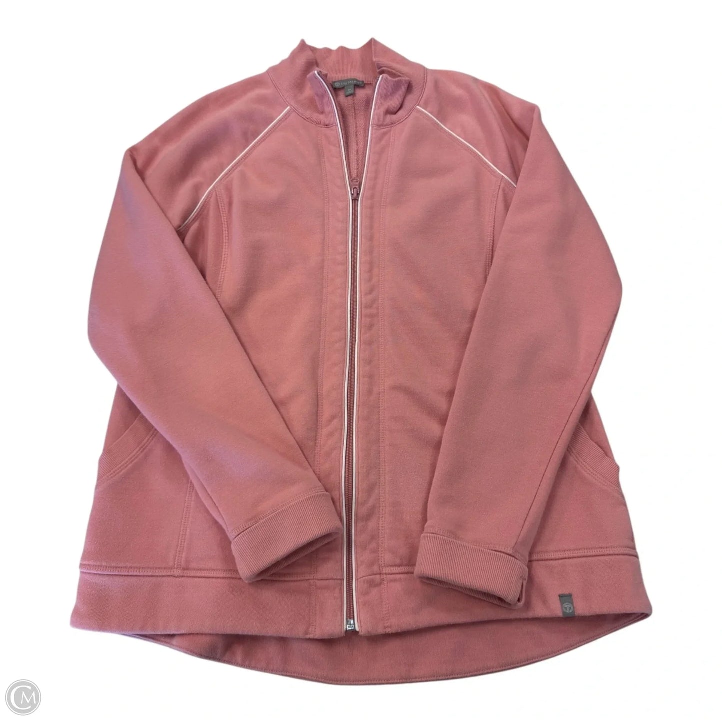 Jacket Other By Talbots In Pink & White, Size: M