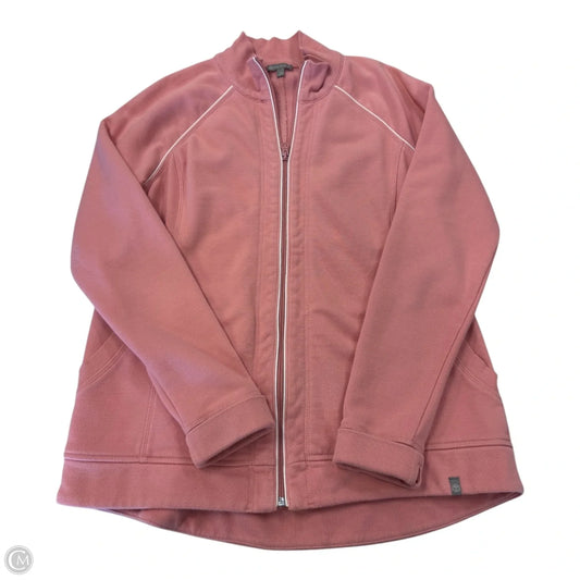 Jacket Other By Talbots In Pink & White, Size: M