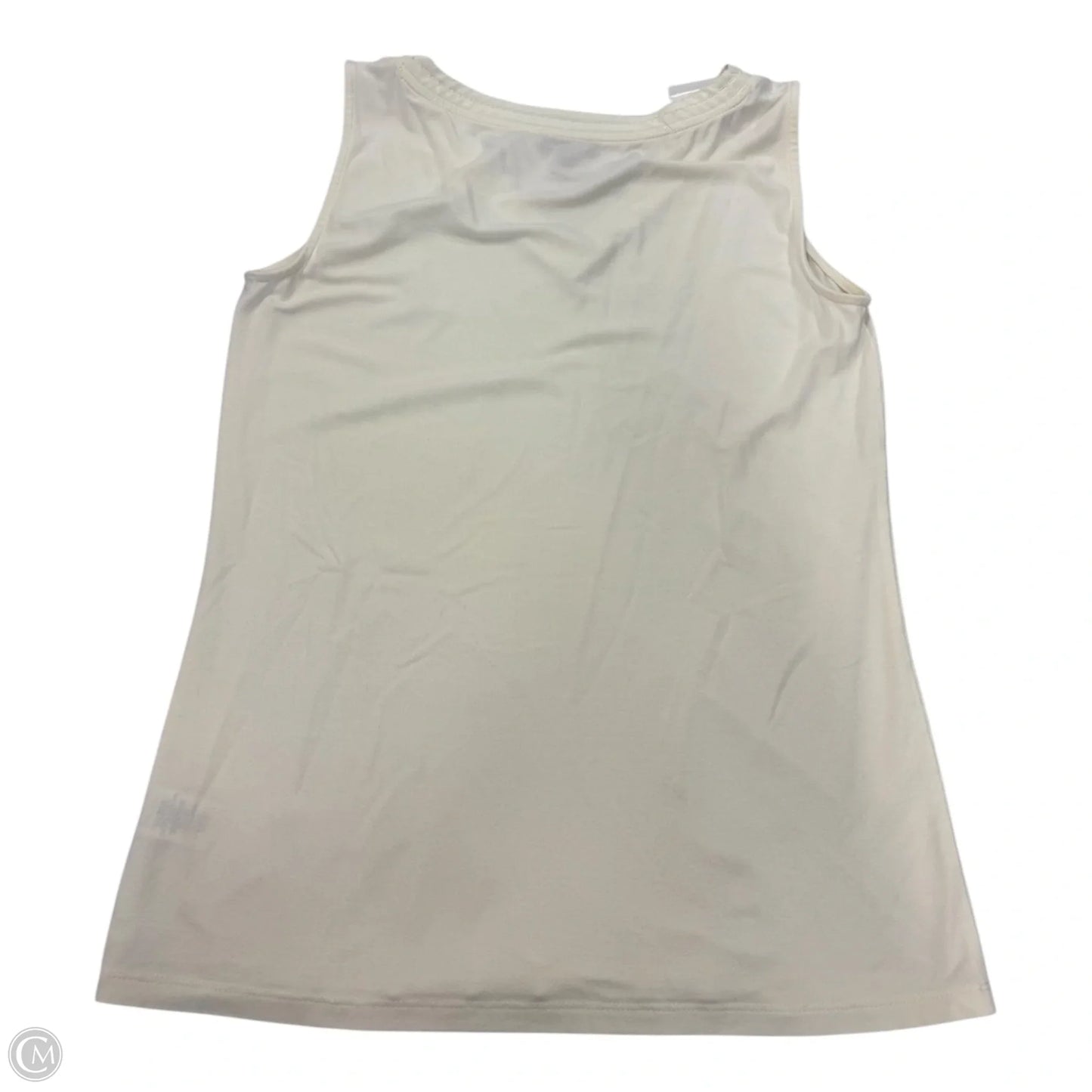 Top Sleeveless By Talbots In Cream, Size: Xs