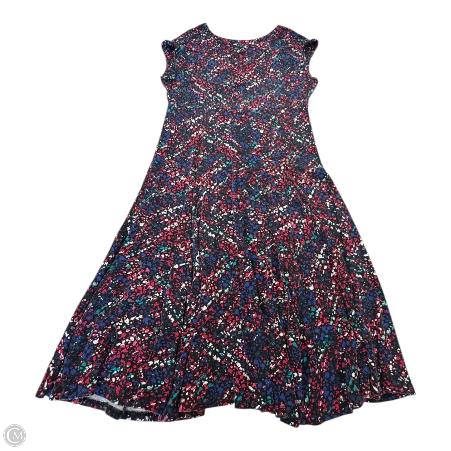 Dress Casual Midi By Talbots In Floral Print, Size: M