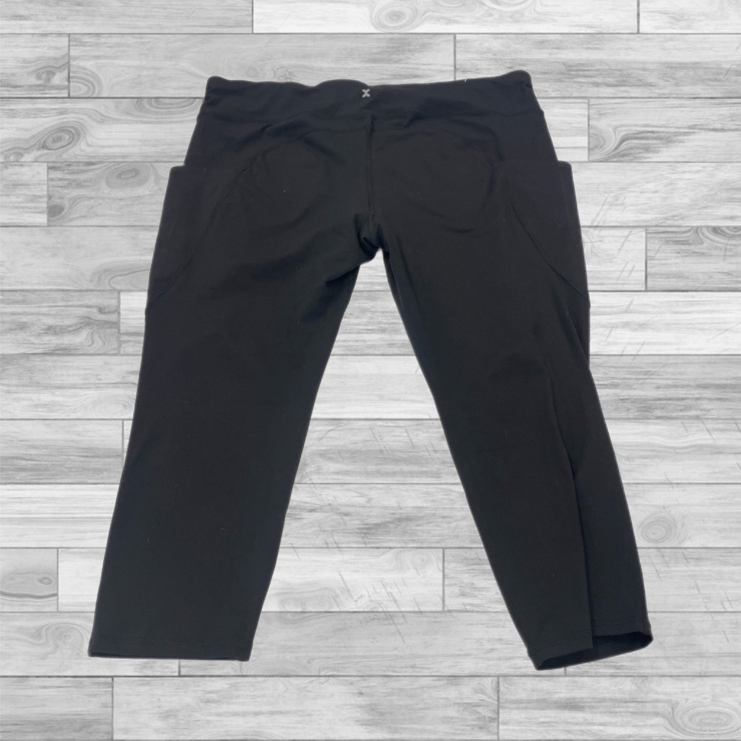 Athletic Leggings By Xersion In Black, Size: Xxl