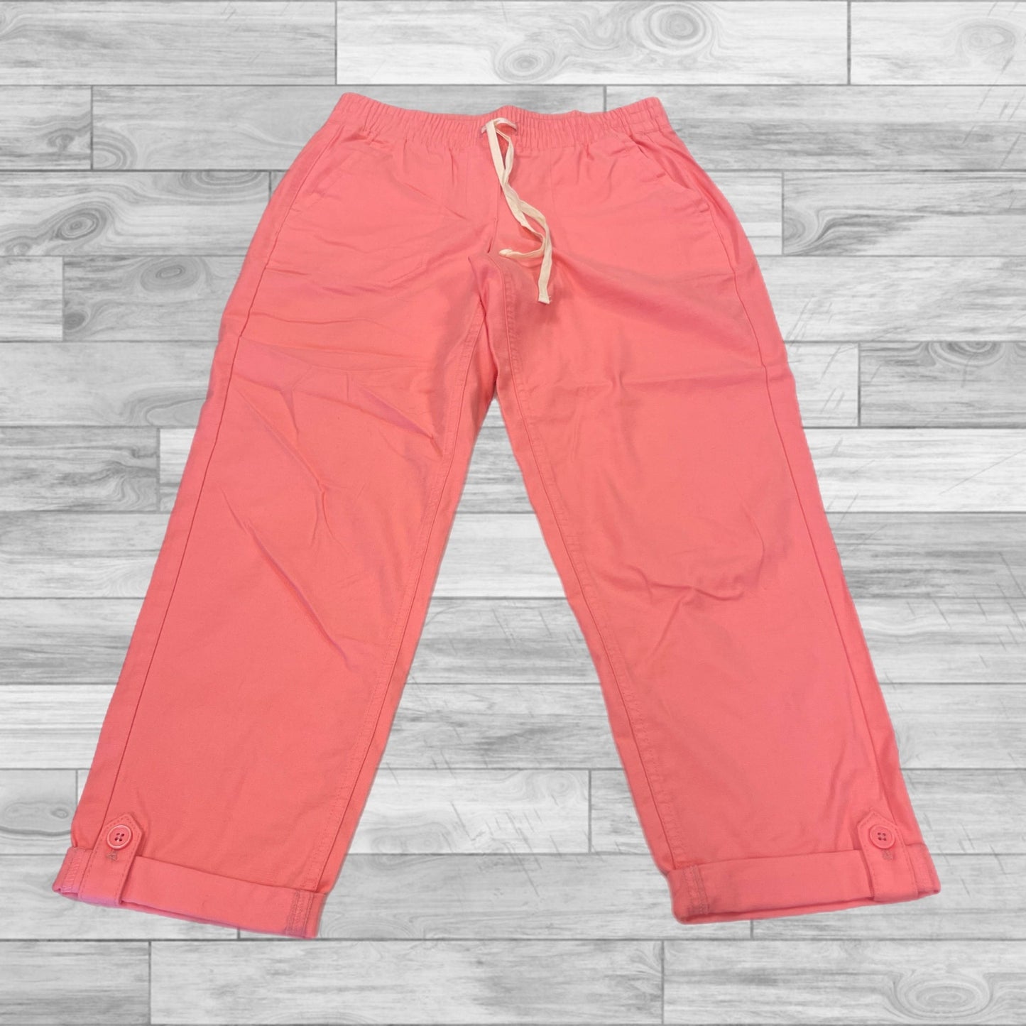 Pants Cropped By Talbots In Coral, Size: Xs
