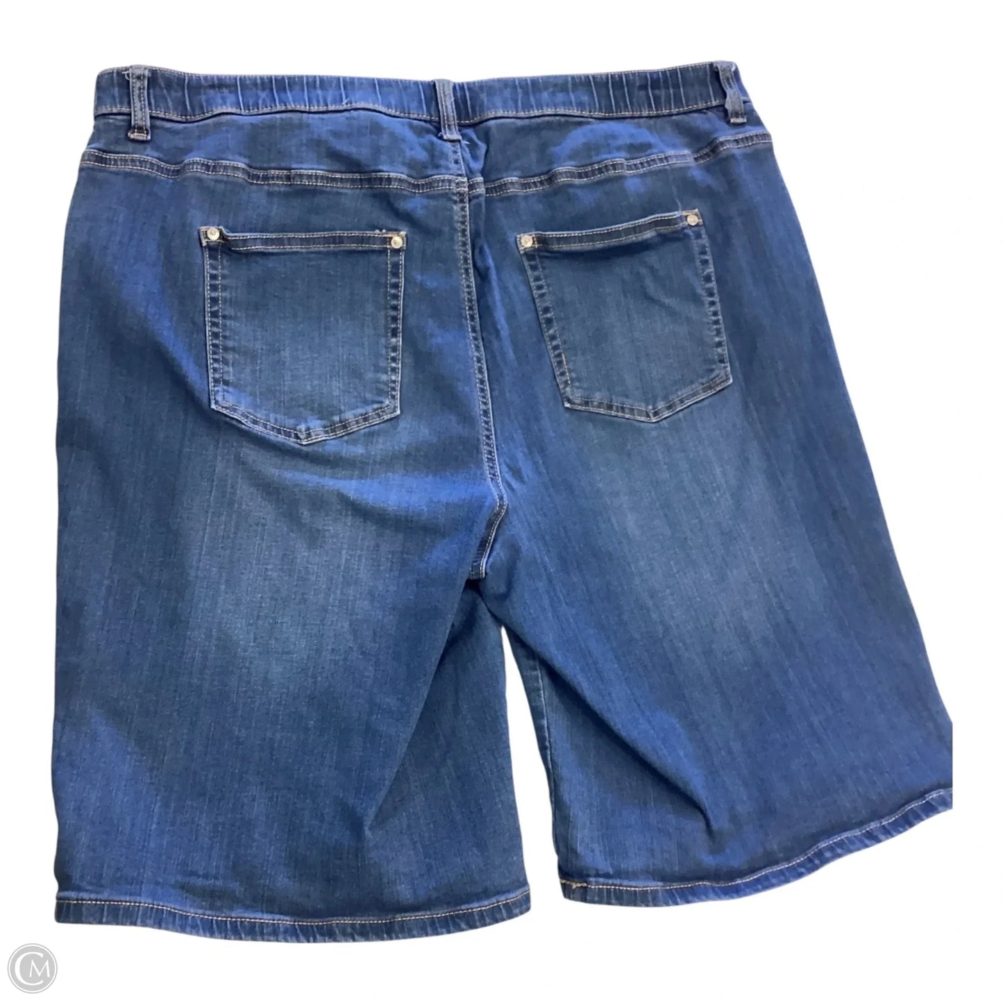 Shorts By Belle By Kim Gravel In Blue Denim, Size: 20