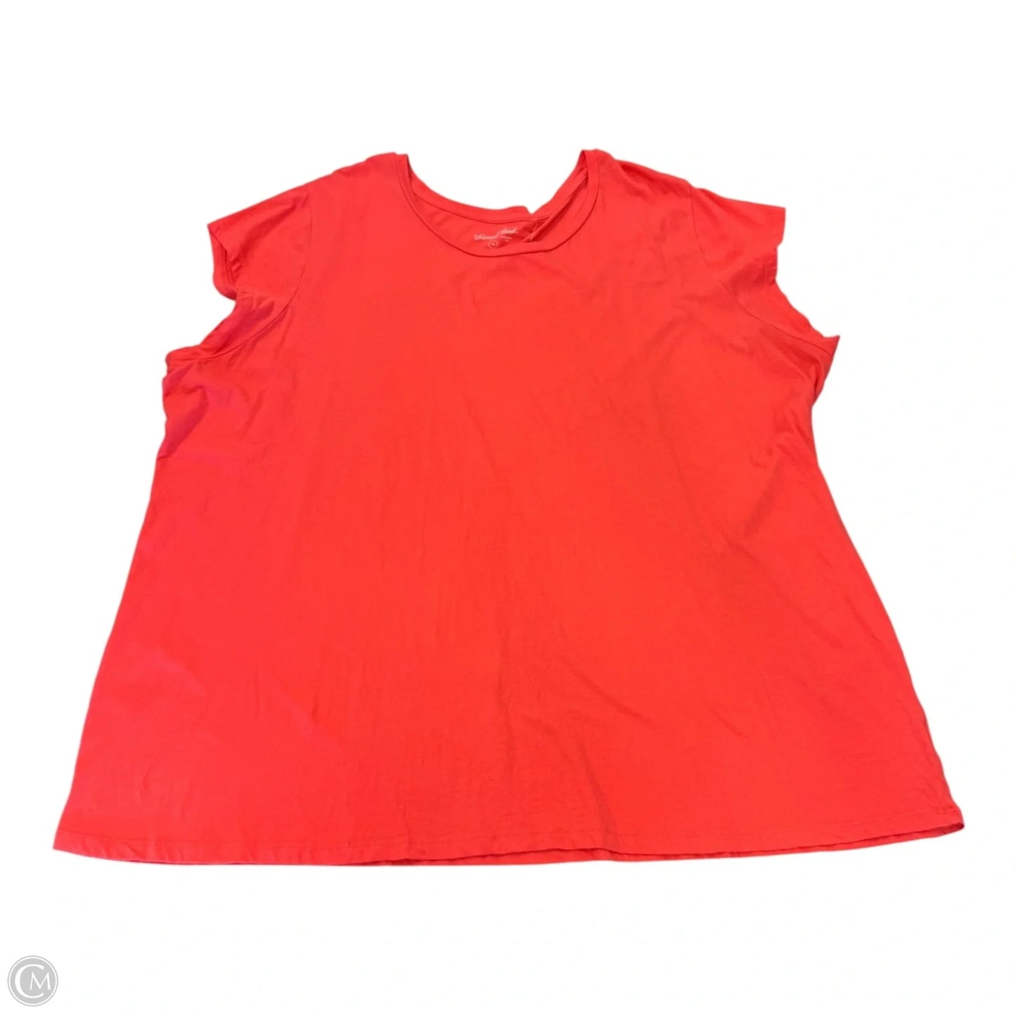 Top Short Sleeve Basic By Universal Thread In Orange, Size: 4x