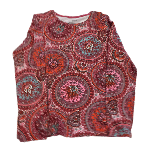 Top Long Sleeve Basic By Talbots In Multi-colored, Size: M