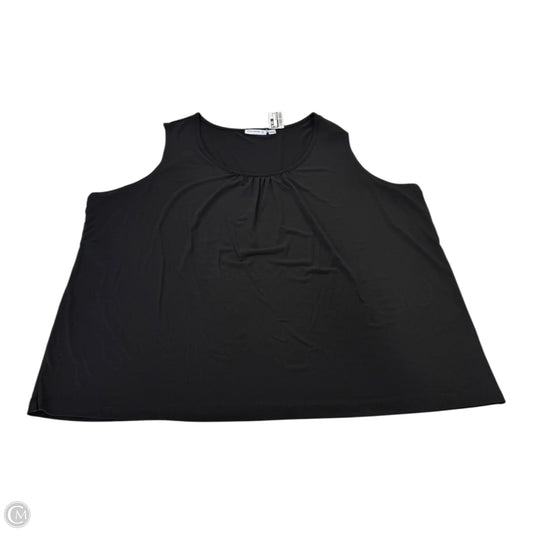 Top Sleeveless By Susan Graver In Grey, Size: 3x