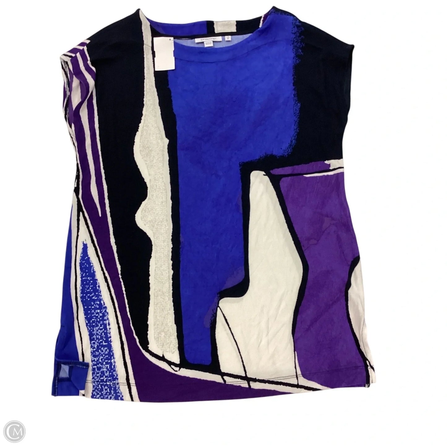 Top Short Sleeve By Chicos In Purple, Size: M
