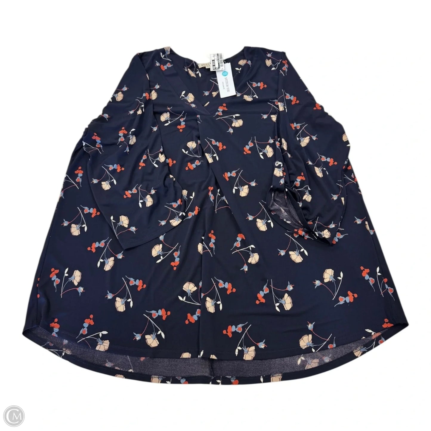 Top 3/4 Sleeve By Clothes Mentor In Multi-colored, Size: 3x