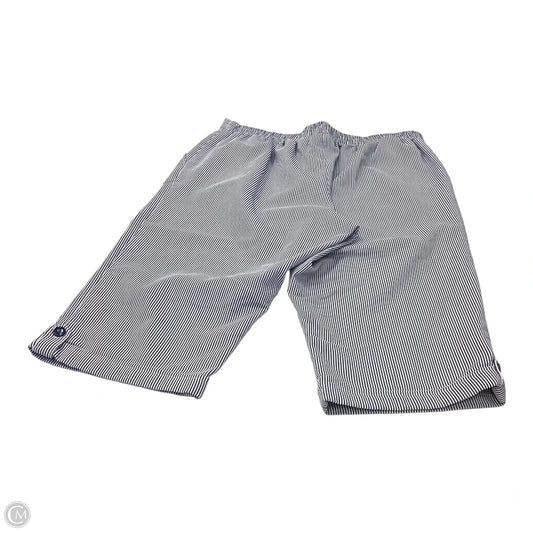 Capris By Alfred Dunner In Striped Pattern, Size: 16