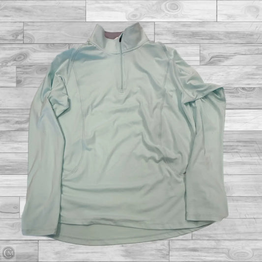 Athletic Jacket By Champion In Teal, Size: Xl