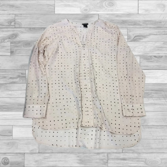 Top Long Sleeve By Ann Taylor In Pink, Size: L