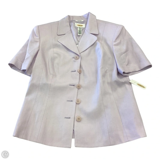 Top Short Sleeve By Talbots In Purple, Size: 6