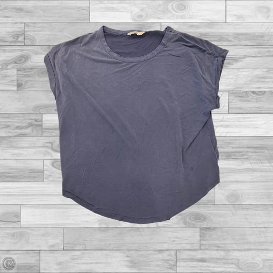 Top Short Sleeve By Lucky Brand In Blue, Size: S