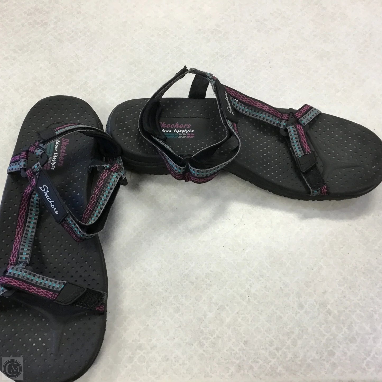 Sandals Flats By Skechers In Multi-colored, Size: 8