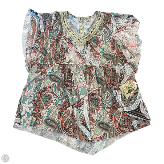 Top Short Sleeve By One World In Multi-colored, Size: 3x