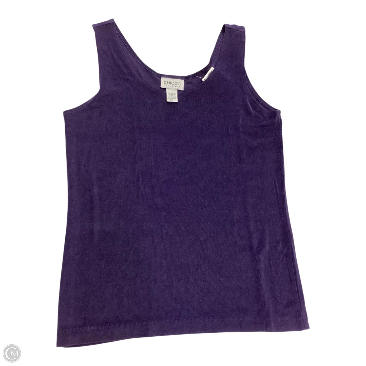 Top Sleeveless By Chicos In Purple, Size: M