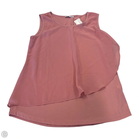 Top Sleeveless By Clothes Mentor In Pink, Size: M