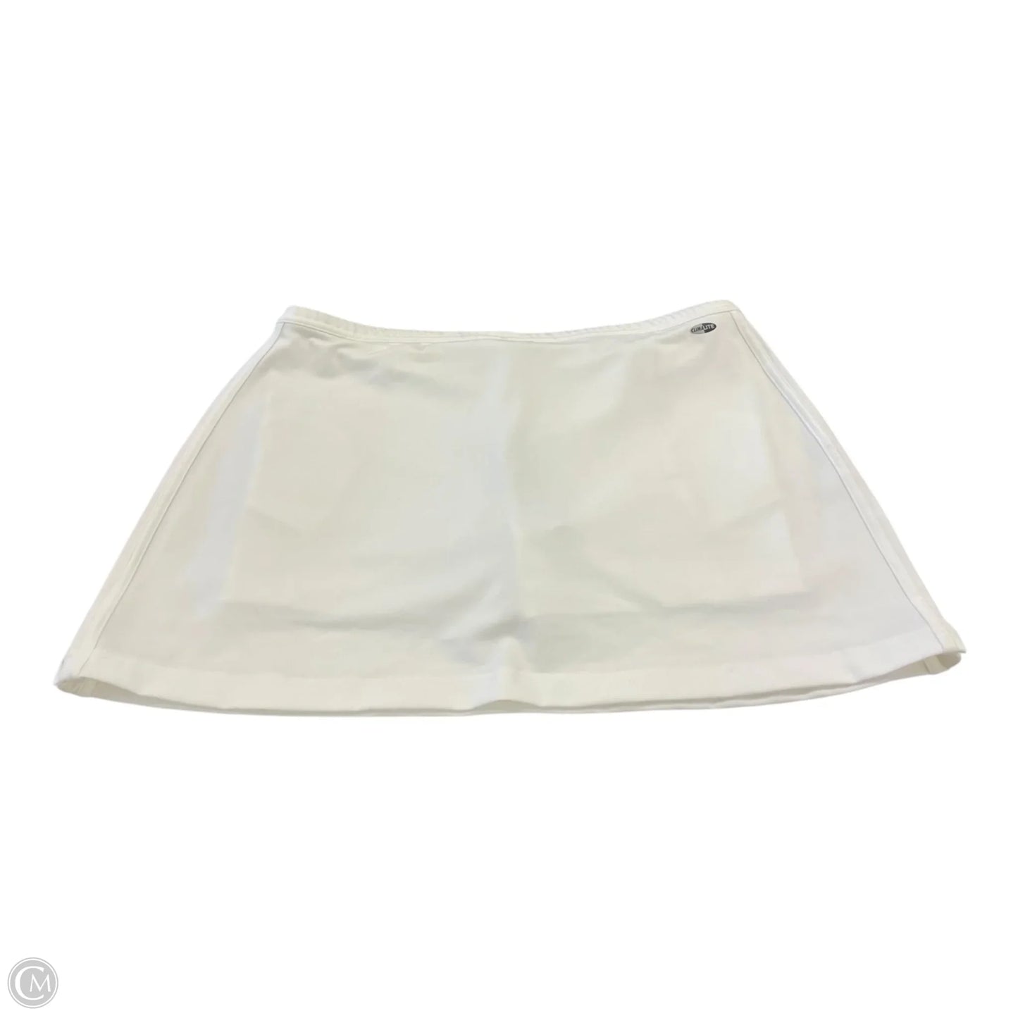 Skort By Adidas In White, Size: Xl