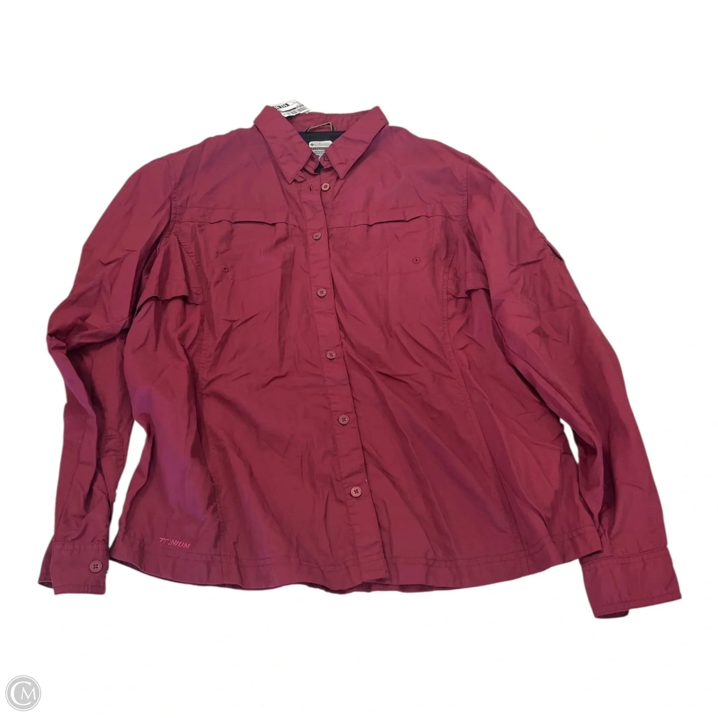 Top Short Sleeve By Columbia In Red, Size: Xl