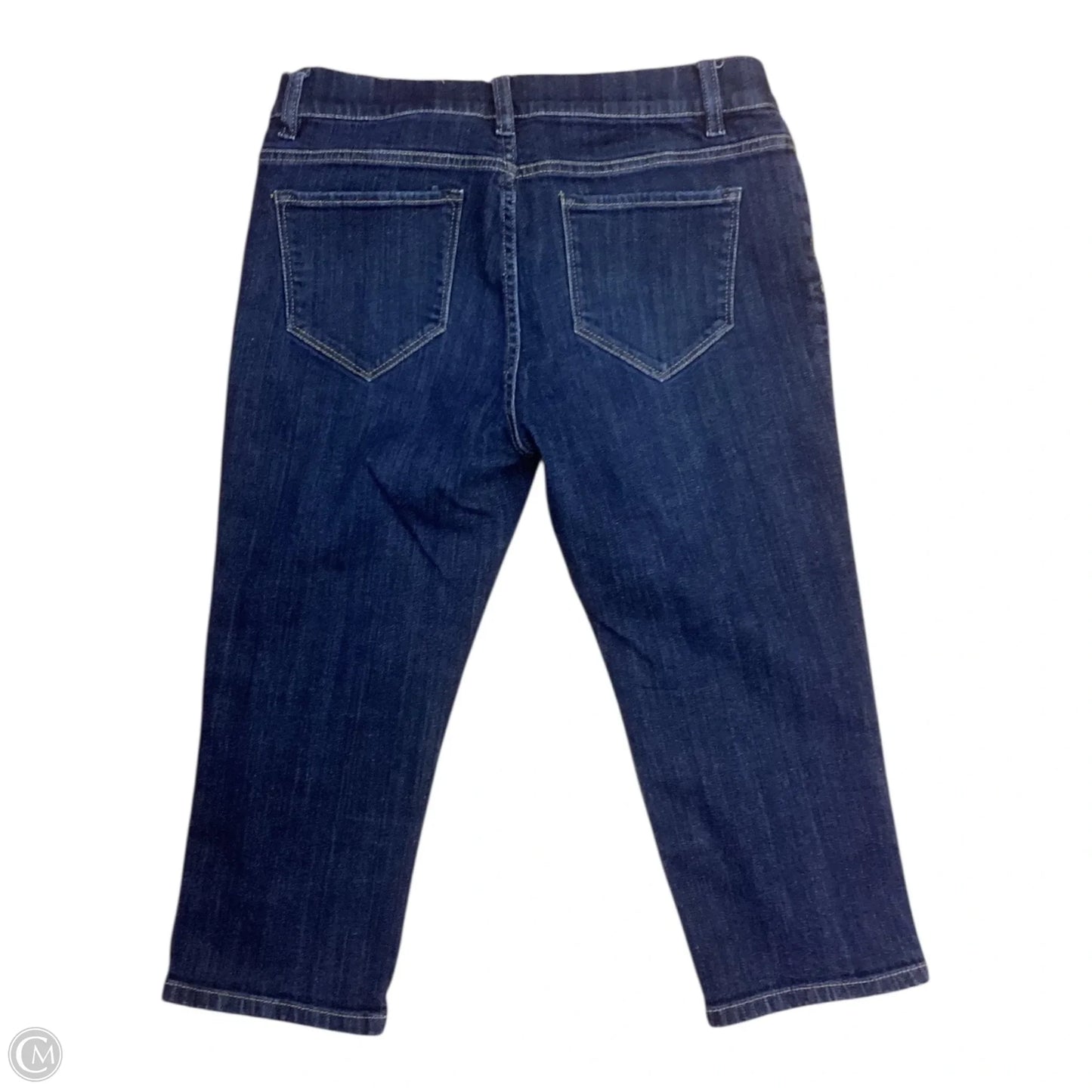 Jeans Cropped By Liz Claiborne In Blue, Size: 4p