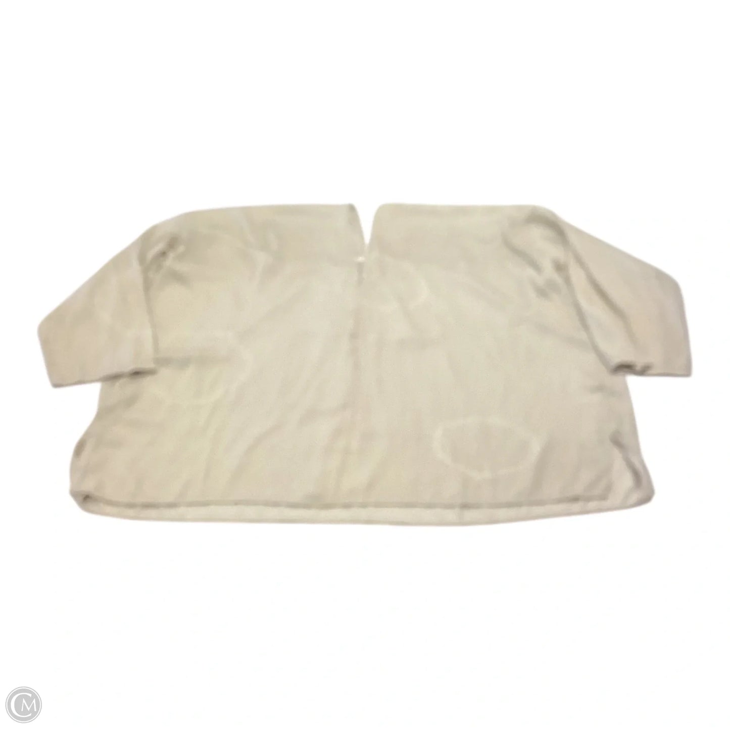 Top Long Sleeve By Clothes Mentor In Beige, Size: M