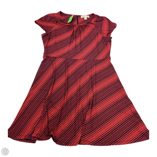 Dress Casual Short By Michael By Michael Kors In Blue & Red, Size: L