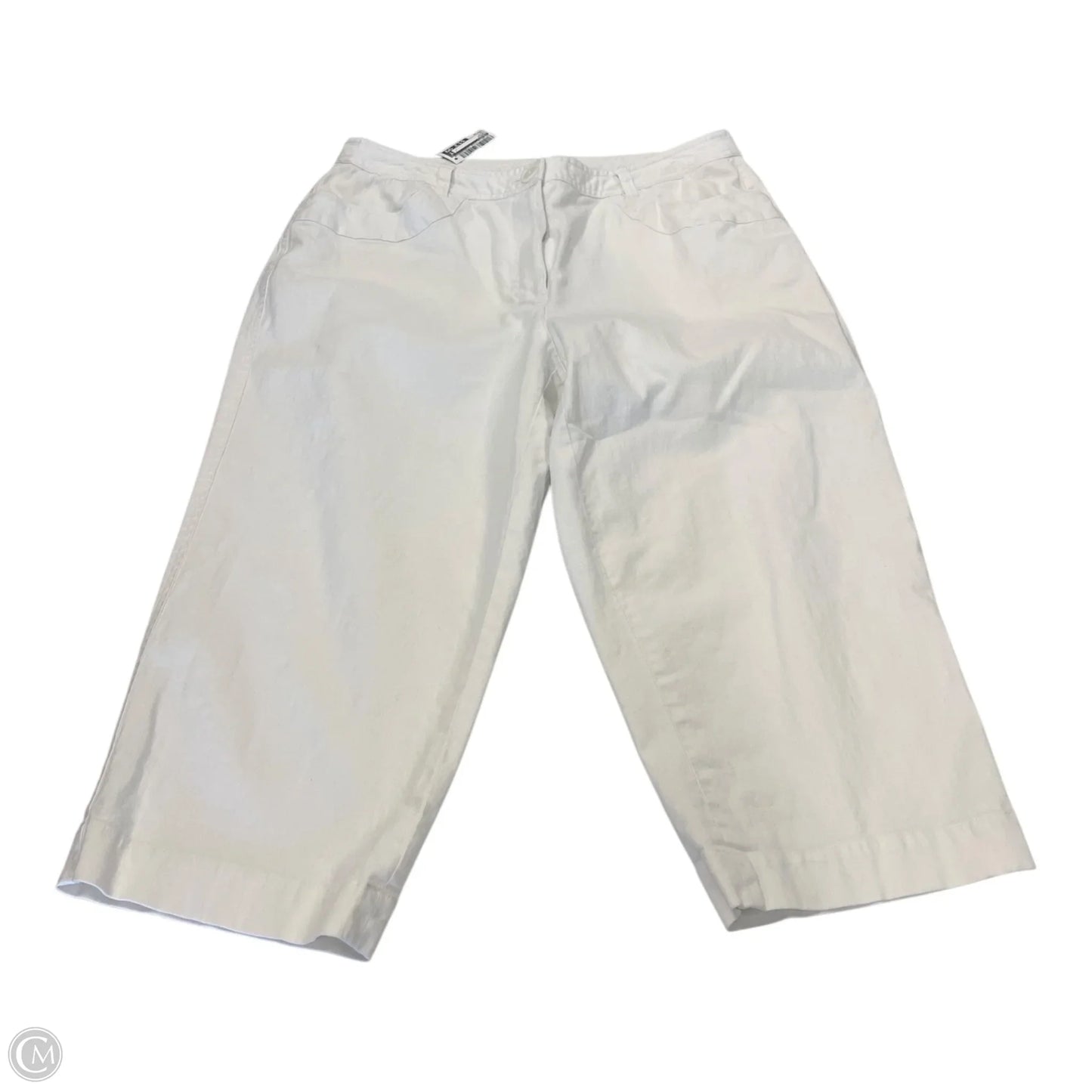 Capris By Talbots In White, Size: 12