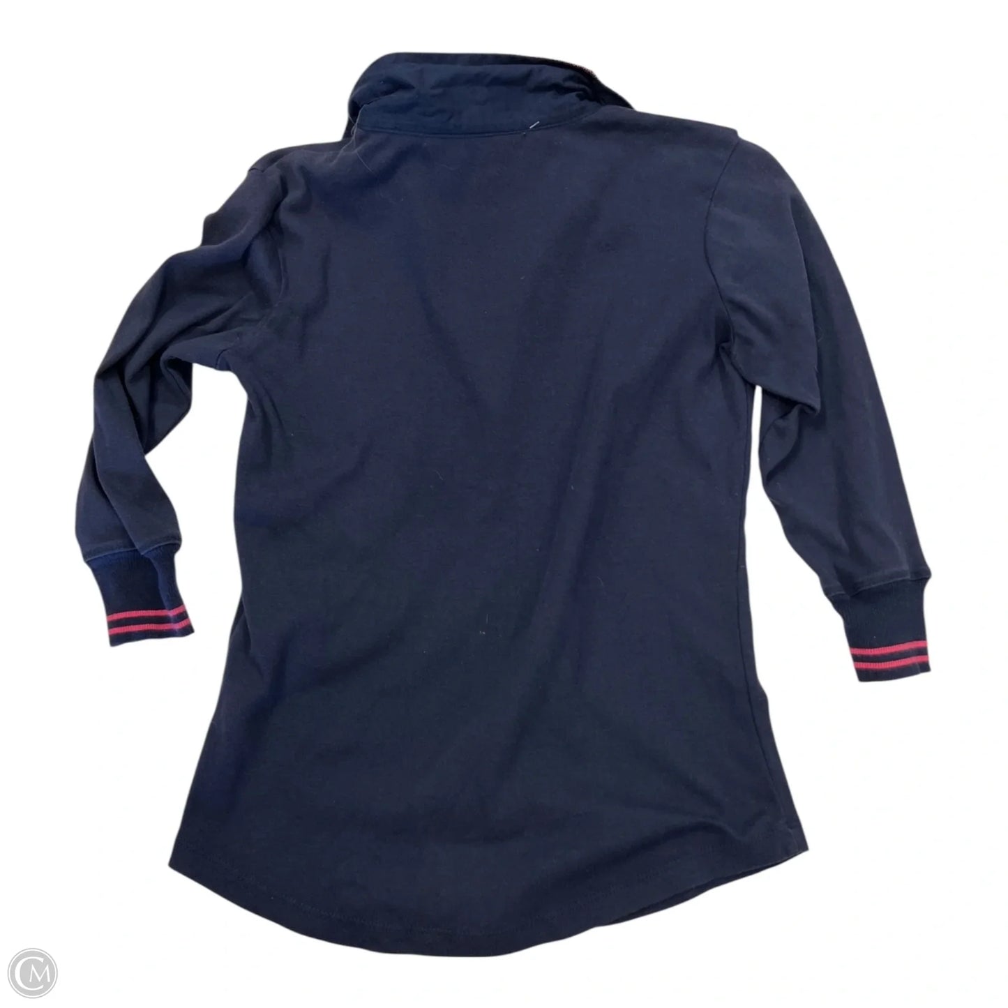 Top 3/4 Sleeve By Izod In Navy, Size: S
