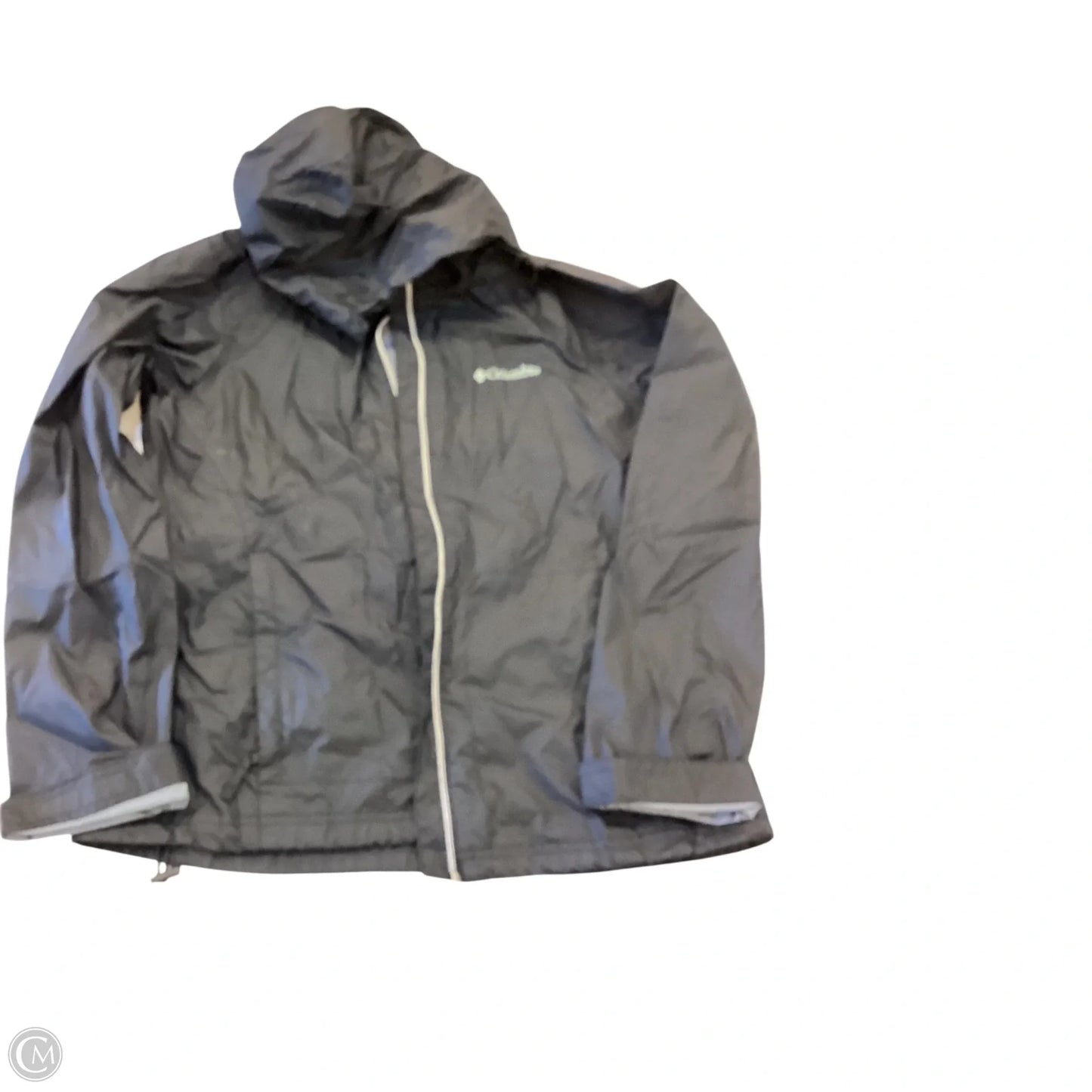 Jacket Windbreaker By Columbia In Grey, Size: M