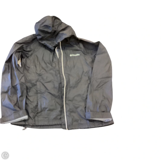 Jacket Windbreaker By Columbia In Grey, Size: M