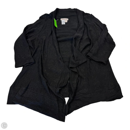 Cardigan By Coldwater Creek In Black, Size: Xl