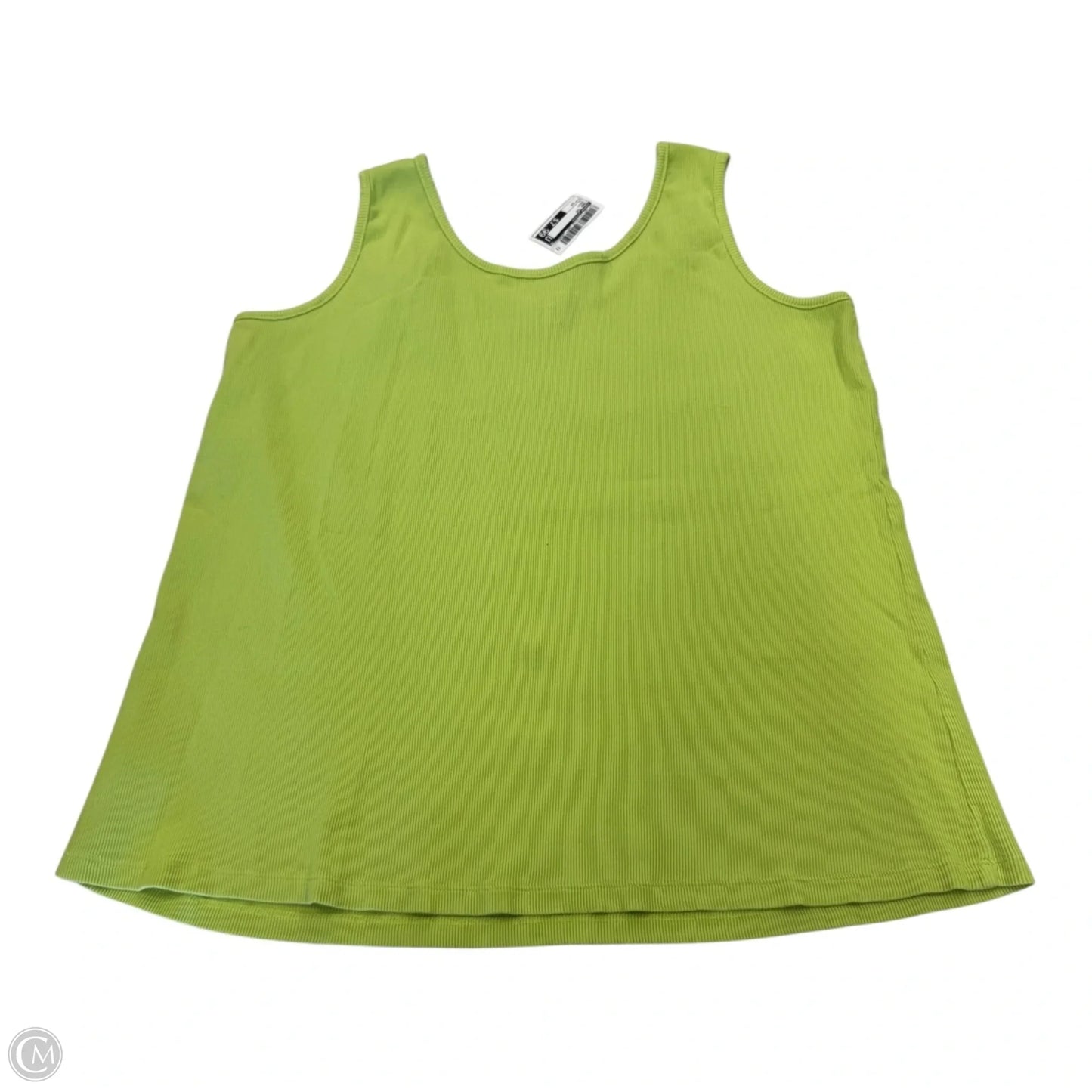 Tank Top By Woman Within In Green, Size: 1x