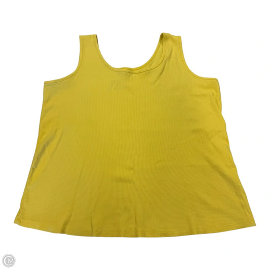 Tank Top By Woman Within In Yellow, Size: 1x