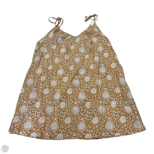 Dress Casual Short By Old Navy In Orange & White, Size: Lp