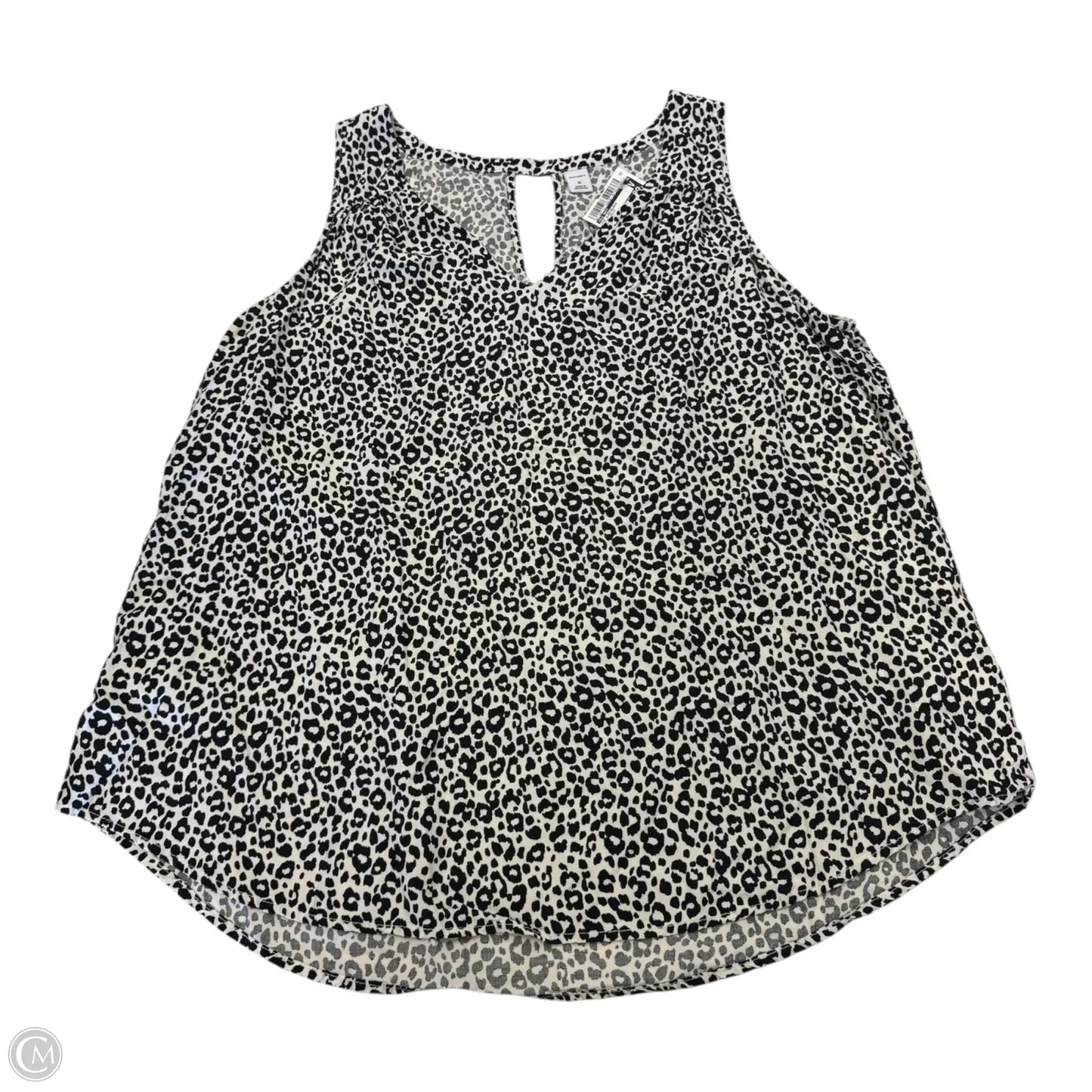 Top Sleeveless By Old Navy In Animal Print, Size: Xl