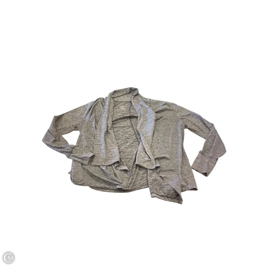 Athletic Jacket By Nike In Grey, Size: 1x