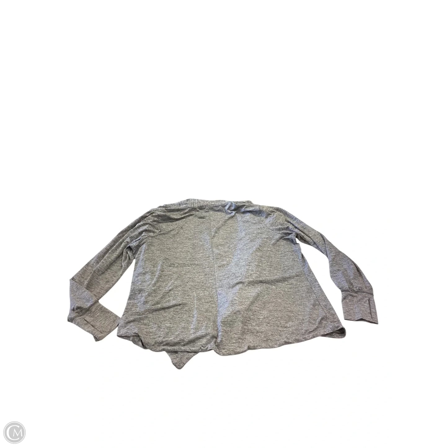 Athletic Jacket By Nike In Grey, Size: 1x