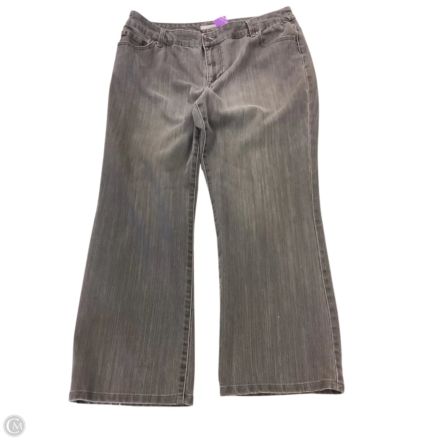 Jeans Cropped By Chicos In Grey, Size: 2.5 -L