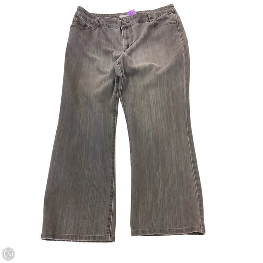Jeans Cropped By Chicos In Grey, Size: 2.5 -L