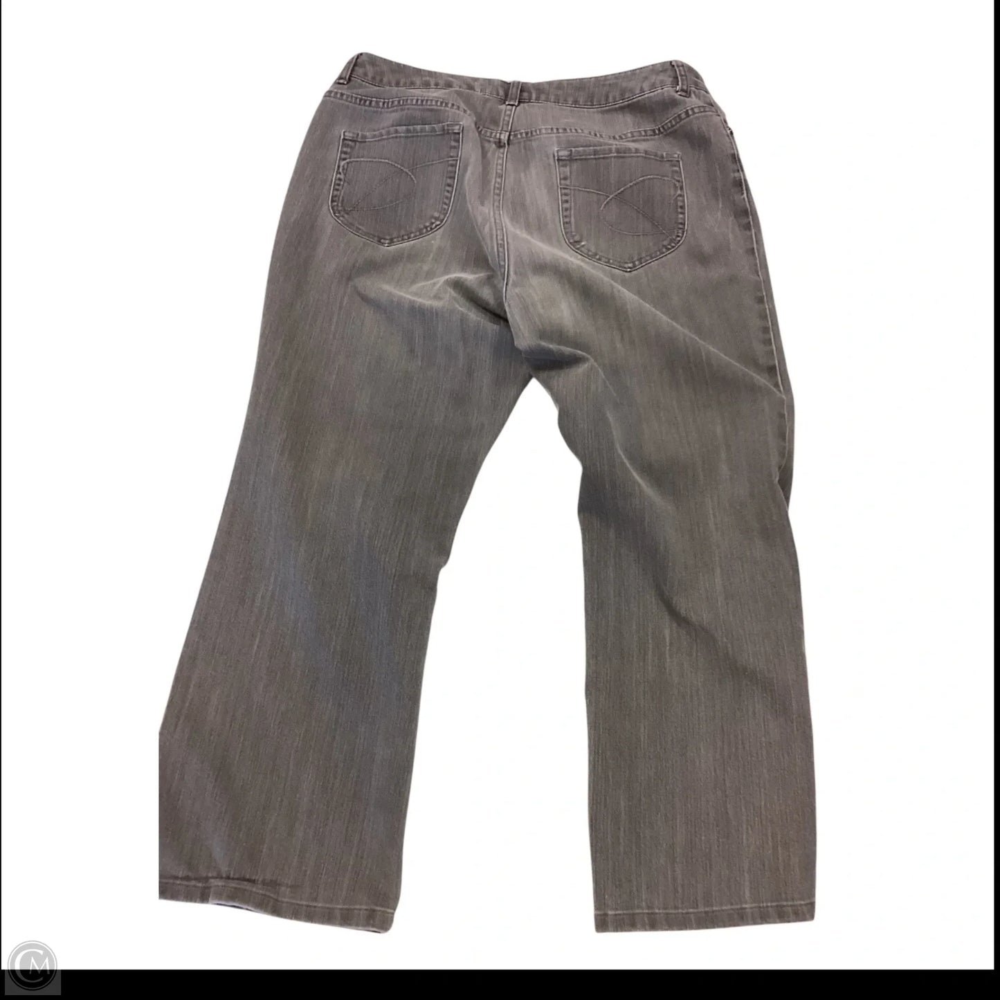 Jeans Cropped By Chicos In Grey, Size: 2.5 -L