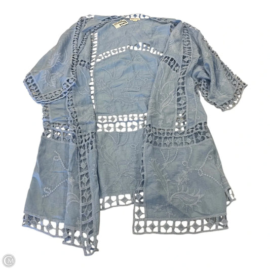 Cardigan By Ultra Pink In Blue, Size: S