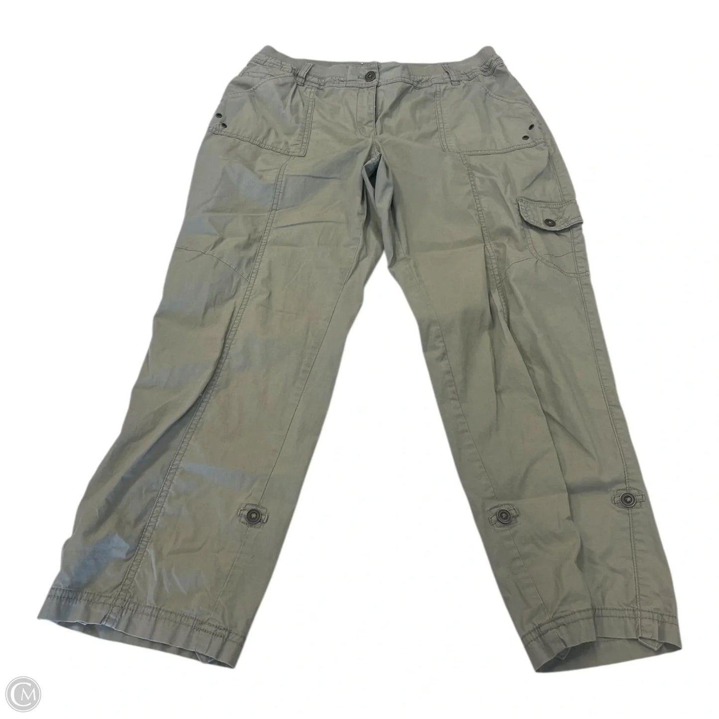 Pants Cargo & Utility By Chicos In Green, Size: M