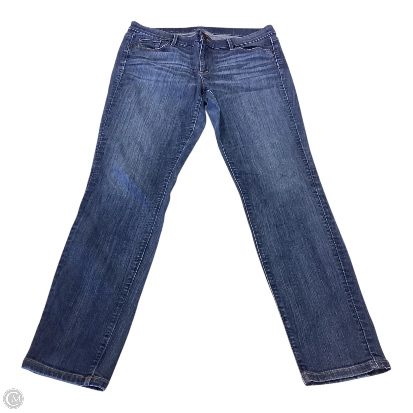 Jeans Skinny By Loft In Blue, Size: 12