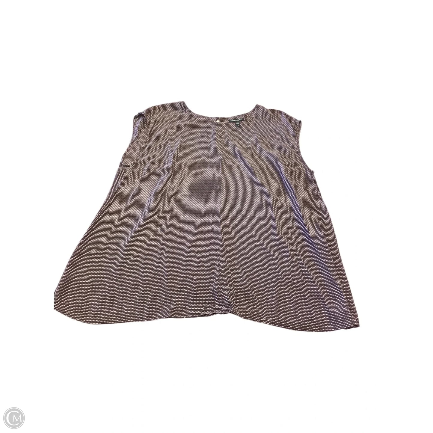 Top Short Sleeve By Eileen Fisher In Maroon, Size: 1x