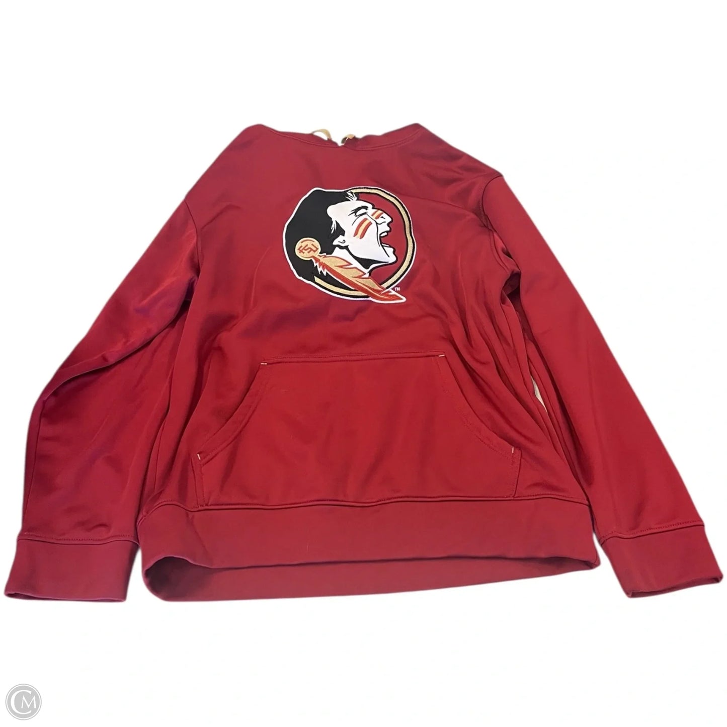 Sweatshirt Hoodie By Majestic In Red, Size: M