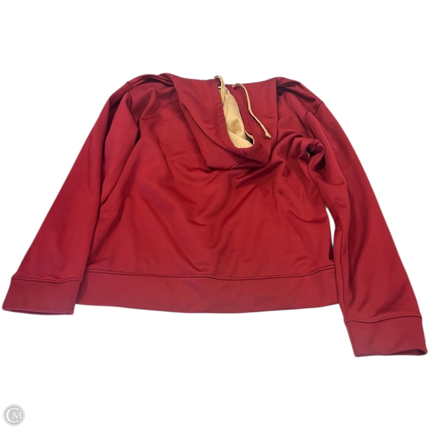 Sweatshirt Hoodie By Majestic In Red, Size: M