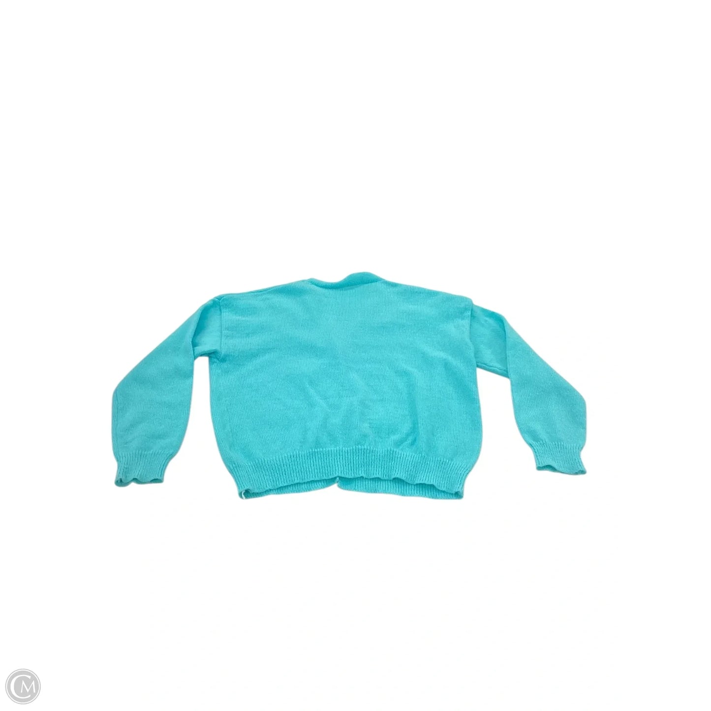 Sweater Cardigan By Clothes Mentor In Blue, Size: L