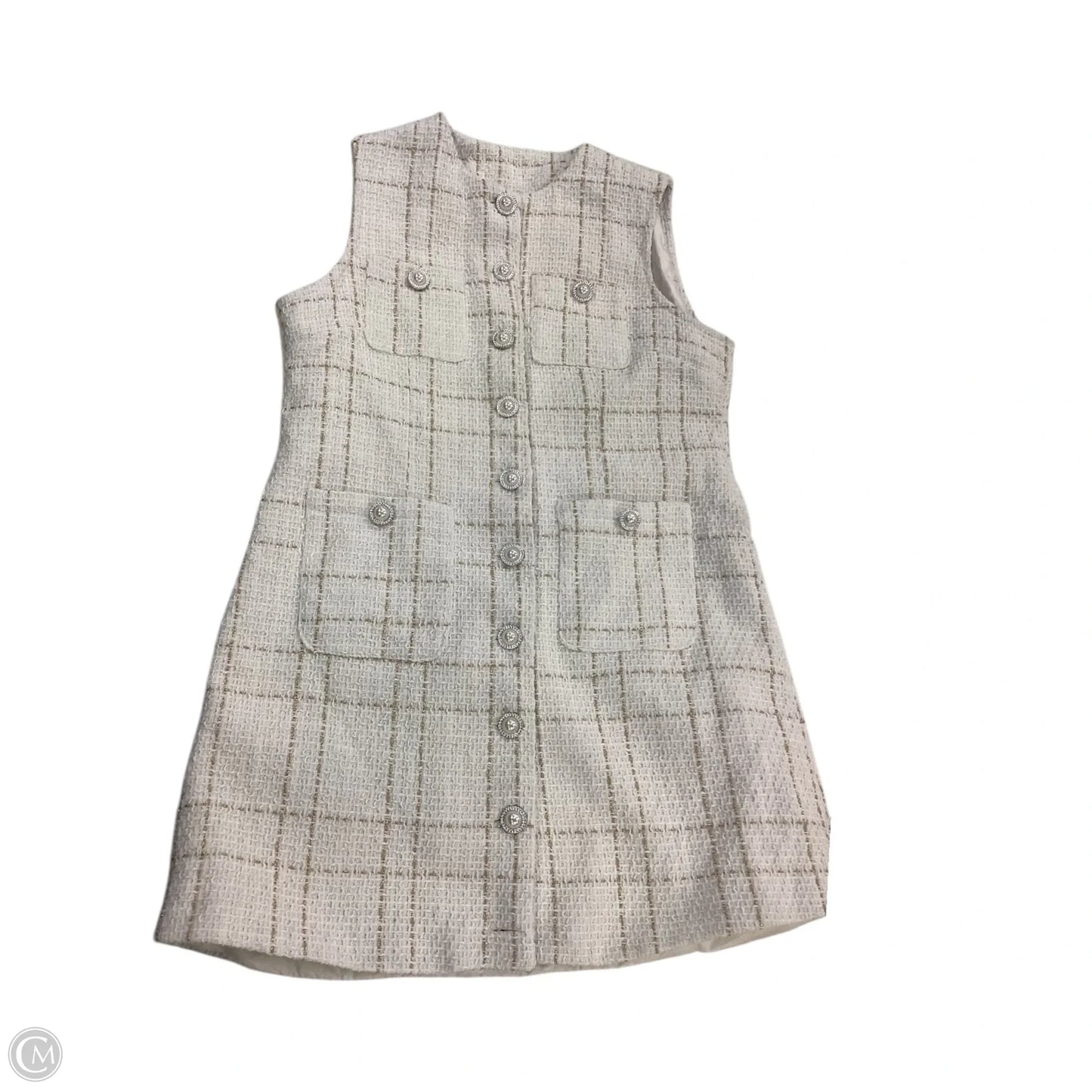 Dress Casual Short By Clothes Mentor In White, Size: L