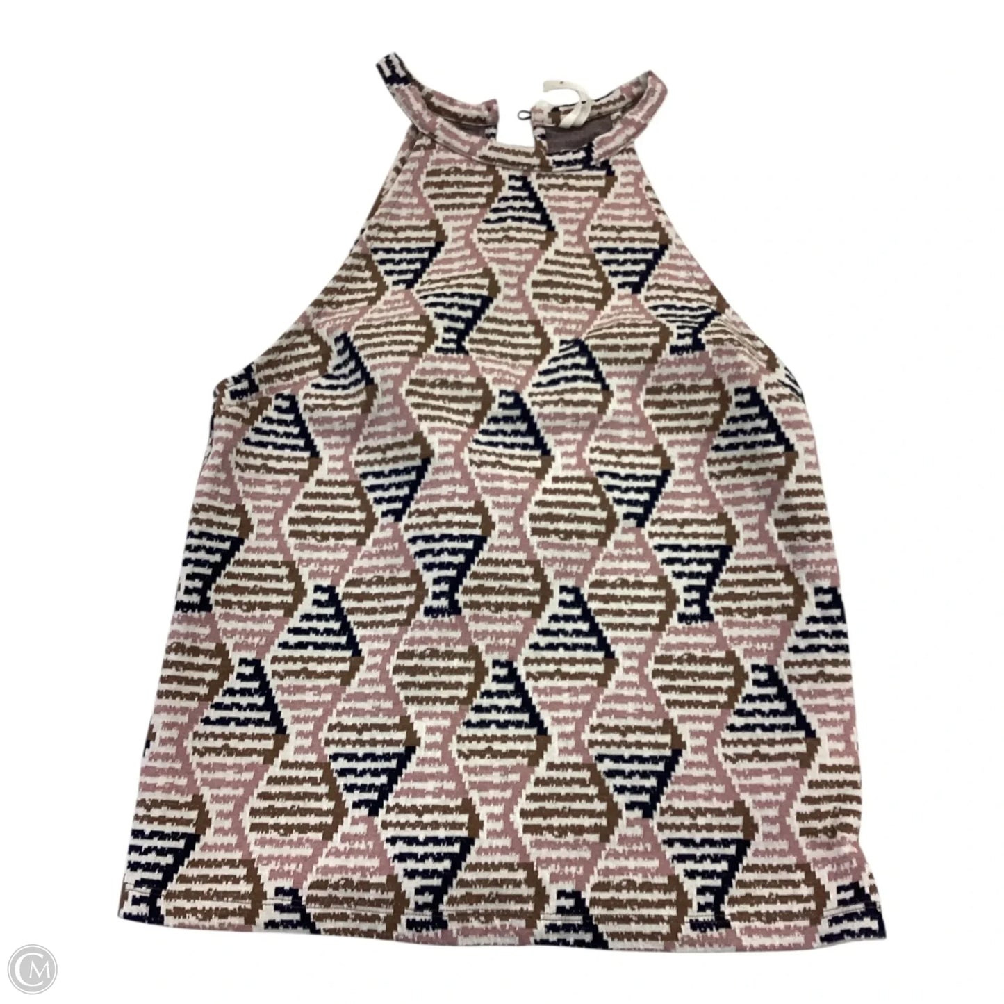 Top Sleeveless By Anthropologie In Pink & White, Size: Xs