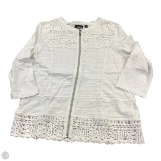Jacket Shirt By Onque In White, Size: M